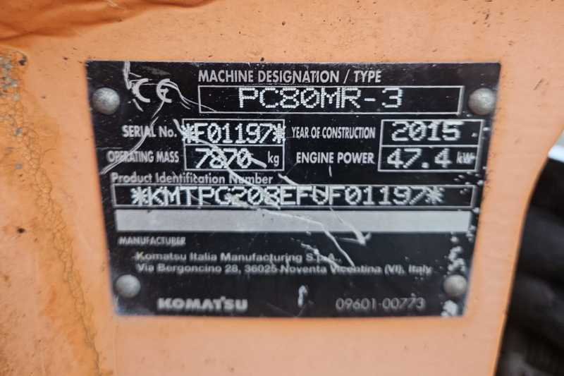 OmecoHub - Immagine KOMATSU PC80MR3